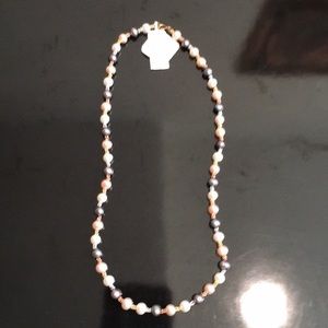 Bridge Pearl Freshwater Multi Color Necklace ⭐️💫